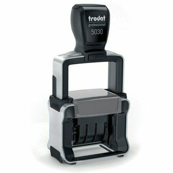 Trodat Usa Date Stamp, Self Inking, 1-5/8inx3/8in, Black TDTT5030